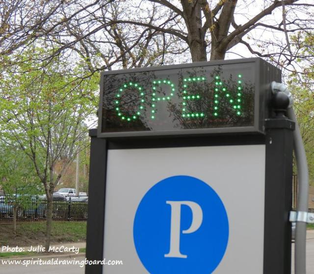 Open sign--Julie McCarty--Spiritual Drawing Board--Eagan MN