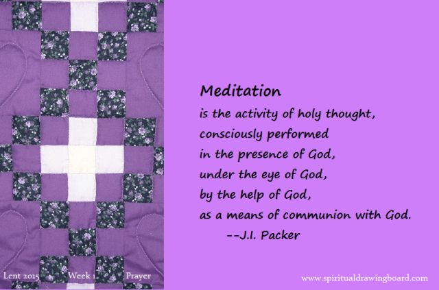 11 Lent--Week 1--Prayer--Packer