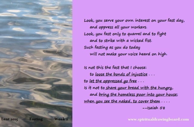 18 Lent--week 2--fasting--Isaiah